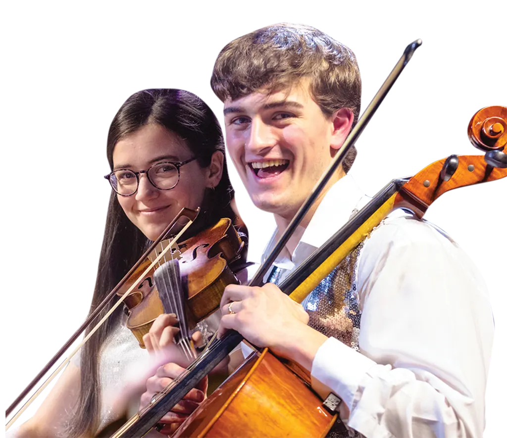 CBOI Violinists perform